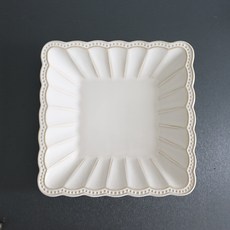 티니블랑 미뉴엣 정사각 접시 25cm, 1개