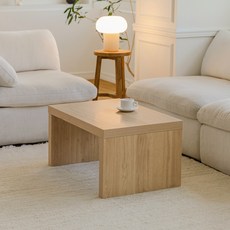 아이엔지홈 앤톤 기본형 좌식 테이블 800 방문설치, 내추럴 오크