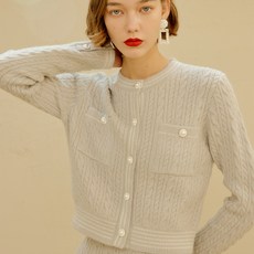 Lookast 女款素色針織開襟外套