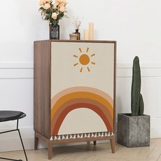 北歐風格櫥櫃門簾, 10型, 1入