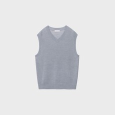 Mind Bridge 男款V領寬鬆背心 MWVT7121