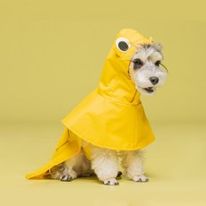 Carno 卡諾 韓國寵物大眼睛雨衣, 黃色