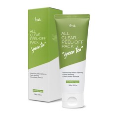 Prreti ALL CLEAR撕除式綠茶保濕面膜 100g, 1條, 1盒