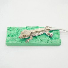 아쿠아비 크레스티드 게코 인조 코르크 탈피보드, 그린, 1개