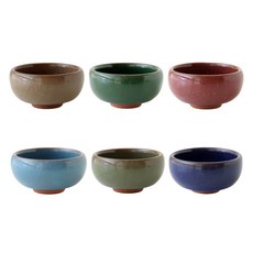 JUST HOME 景德如意冰晶紋陶瓷中式茶杯6件組 5801-02A, 6個, 顏色隨機