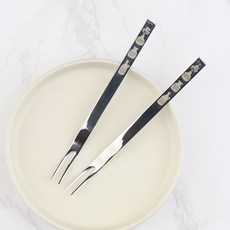 陶瓷激光茶叉, 5個, 混合顏色