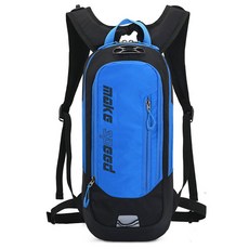 make speed 3D 可掛安全帽自行車背包, 藍色, 1個