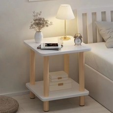 라온프리 미니 사이드 테이블 협탁, 화이트, 1개