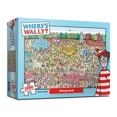 WHERE'S WALLY 威利在哪裡?遊樂園拼圖, 1000片, AL3301, 1盒