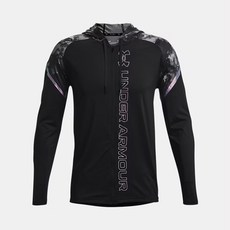 Under Armour 安德瑪 男款UA RUSH印花全罩式連帽T 1366171-001