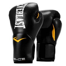 EVERLAST 菁英職業訓練拳擊手套, 黑色的