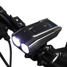 삼에스 에이스피드 대용량 자전거 라이트 벨 4000mAh, B91 - 블랙, 1개