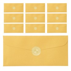 Tamsa 零用錢信封 10入 + 貼紙組 金色, 金色(信封)、金色(貼紙), 10個