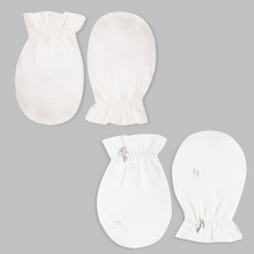 Organic Boom 龍印花孩童純棉護手套 2雙入