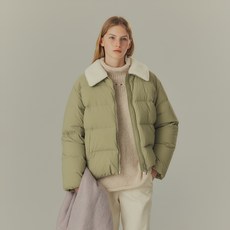 마인드브릿지 여성용 두굿 보아퍼 카라 오버핏 다운점퍼 MYDJ8205