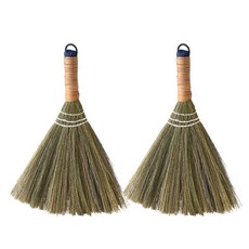 Winprice 室內裝飾復古風小掃帚, 2個