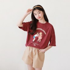 나나주니 여아용 해피데이베이직반바지주니어코디세트