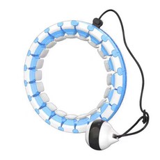 可調整按摩呼啦圈 120cm, 09天藍色, 1750克