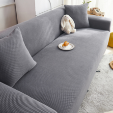 XTER 高彈力柔軟四季防刮一體式沙發套, 1個, 炭灰色
