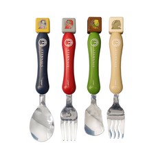 LILFANT 永恆族孩童餐具組, 混色, 湯匙+叉子+甜點匙+麵條叉, 1組