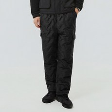 카멜 남녀공용 겨울 방한 패딩 일자 작업복 솜 카고 바지