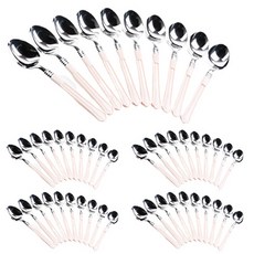 Partyhae 居家派對擺盤湯匙 10入, 5個, 粉紅色