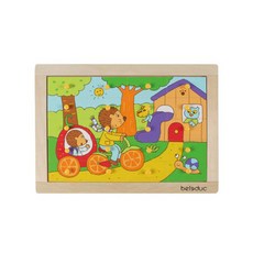 beleduc 手抓板拼圖 刺蝟, 1個, 20件