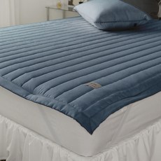 EBLANK 韓國製造 Arte 防過敏 一般型 床墊, 10 深藍色