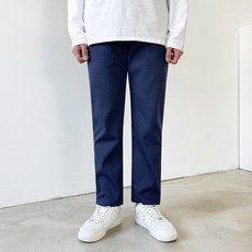 제이에이치스타일 남성용 와이드 스판 기모 본딩 밴딩 면 보온 팬츠 INROK576