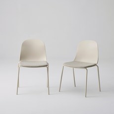 한샘 패드형 라이트 체어, 베이지, 2개