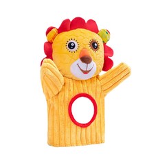 jollybaby 閣樓 快樂 動物 手 傀儡 黃色 獅子, 1個