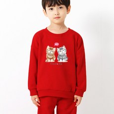 KIDSCREW 兒童款友誼刷毛大學T