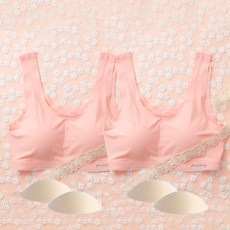 pudding underwear 親膚內衣 2入+替換胸墊 4入