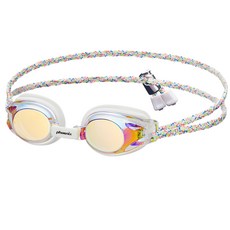 鳳凰 兒童鏡面織帶泳鏡 PN-505JM FB, 1個, 白色的