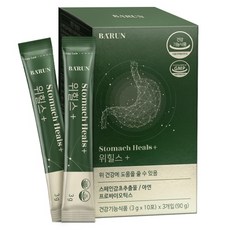 Barun 甘草萃取&鋅&乳酸菌複合補充粉 30條入, 1盒, 90g