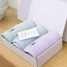 Crocodile 鱷魚 Palette 飯店毛巾 220g 40支 精梳棉 3入 + 提把盒組