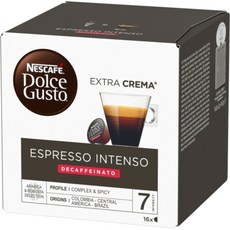 NESCAFE 雀巢咖啡 Dolce Gusto 多趣酷思 中度烘焙濃咖啡膠囊 低咖啡因, 6.2g, 16個裝, 1組