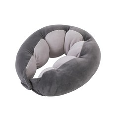 辦公室可愛豌豆頸枕, 灰色