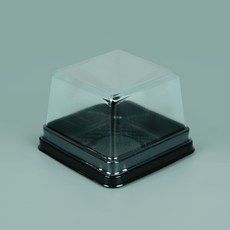 천운패키지 화과자 케이스 1구 50p, 블랙, 1개