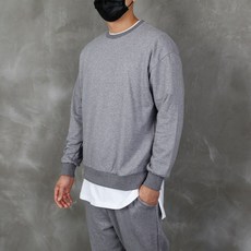 콘피아르 남성용 무지 맨투맨 조거 트레이닝 세트 TCSU16