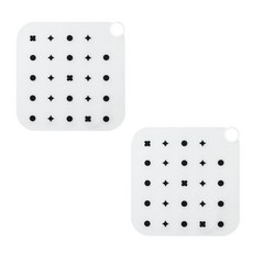 大型浴室排水孔蓋 現代風, 2個, 單一顏色