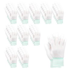 描繪自我 PU 指尖塗層手套 雙手適用 L, 白色, 50套