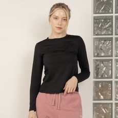 韓國 DURAN 女款刷毛彈性口袋運動T恤