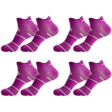 LeBlanc 馬拉松跑步運動襪 4件組, 紫色