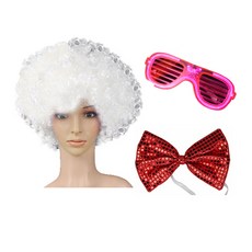 派對彩色捲髮假髮套組, 10型