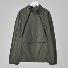 하이후 남성용 스판 더블하프 집업 아노락 HJ1012