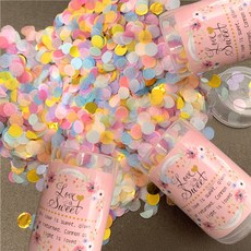 Laladu五彩紙屑紙花瓣, 彩虹, 3個