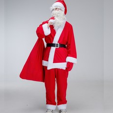 男款豪華聖誕老人服套裝