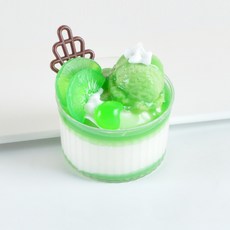 리나블루 디저트 둥근 컵케이크 모형, 키위