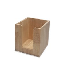 ZENITHCO 木製餐巾紙盒 ZCW-059, 單色, 1個